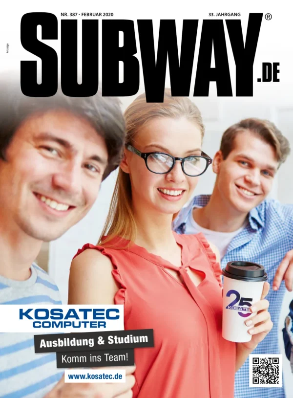 Titelseite SUBWAY Ausgabe 387