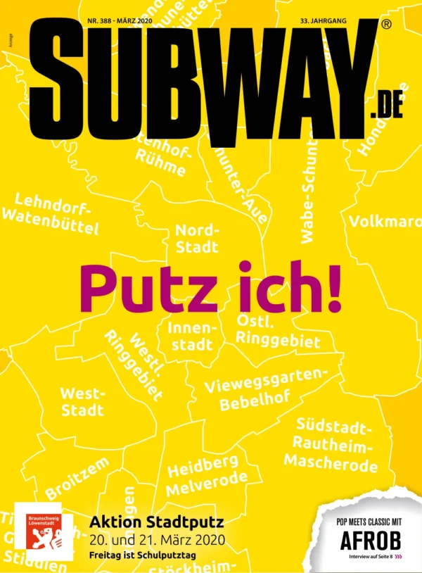 Titelseite SUBWAY Ausgabe 388