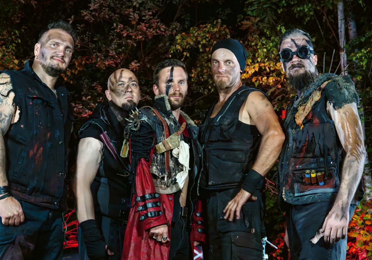 v.l.n.r.: Ronny, André, Sven, Thorben und Adrian