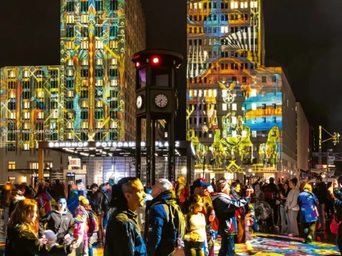 Löwenstadt leuchtet